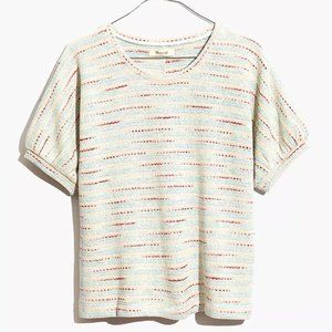 Madewell Textured Puff-Sleeve Top